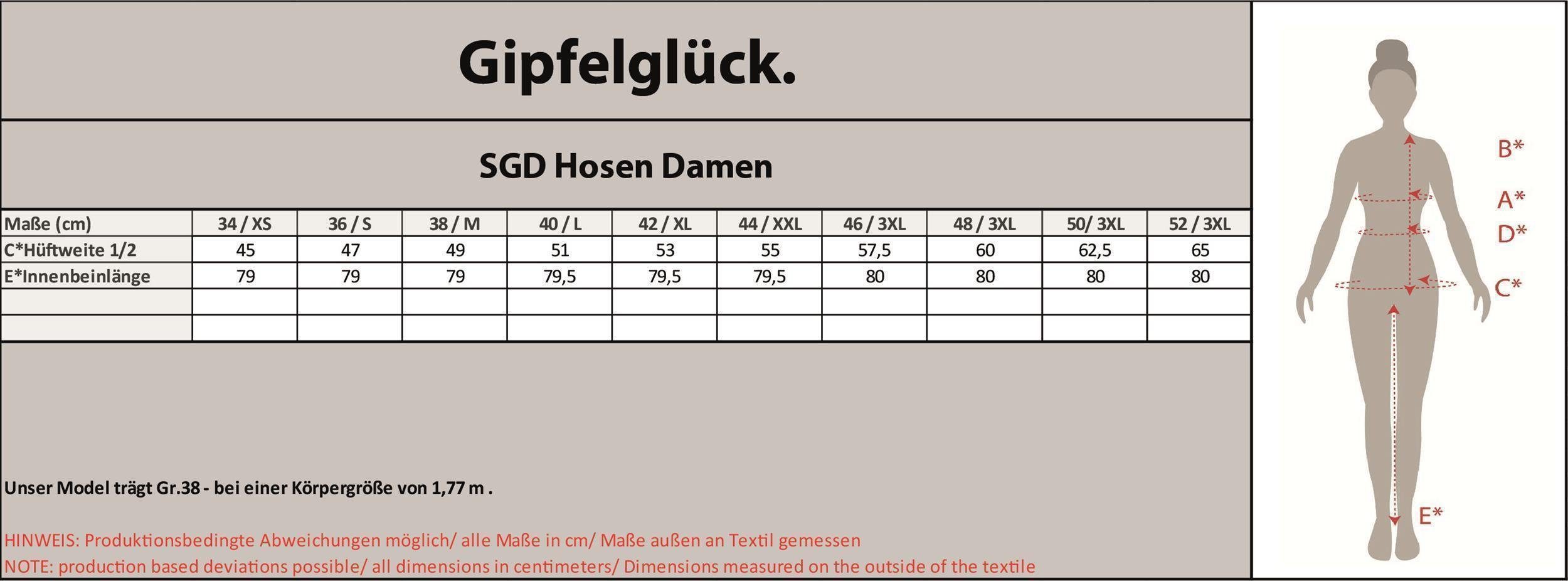 Damen, Outdoorhose für Helma schnelltrocknend, Tarmac 4-Wege-Stretch Gipfelglück