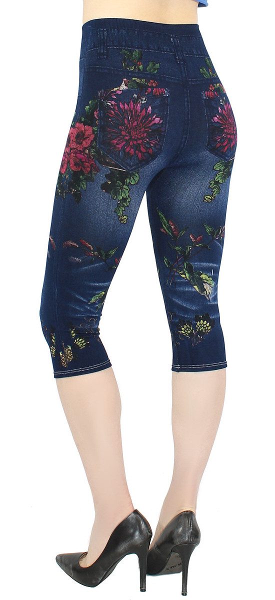 dy_mode 3/4-Leggings Damen Capri Jeggings High günstig online kaufen