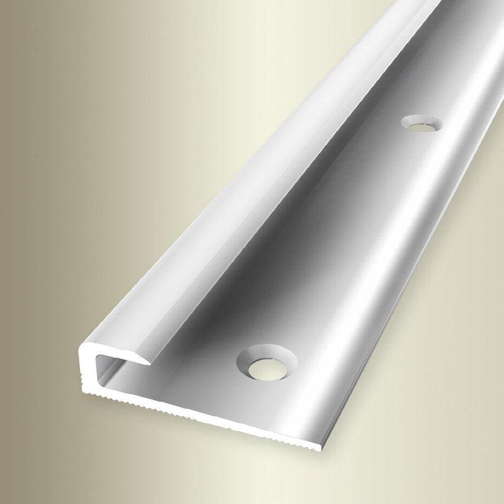 PROVISTON Abschlussprofil Aluminium, 30 x 2500 mm, Aluminium Poliert, Abschlussprofil