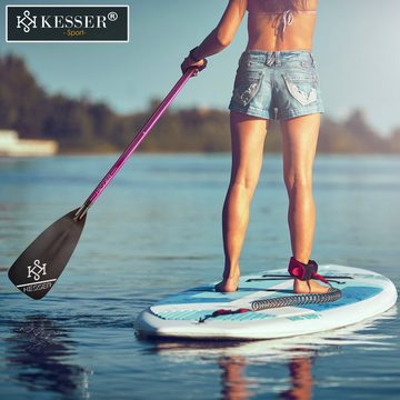 KESSER SUP-Paddel, Paddel Carbon Professional Speed 3-teilig für SUP Kayak