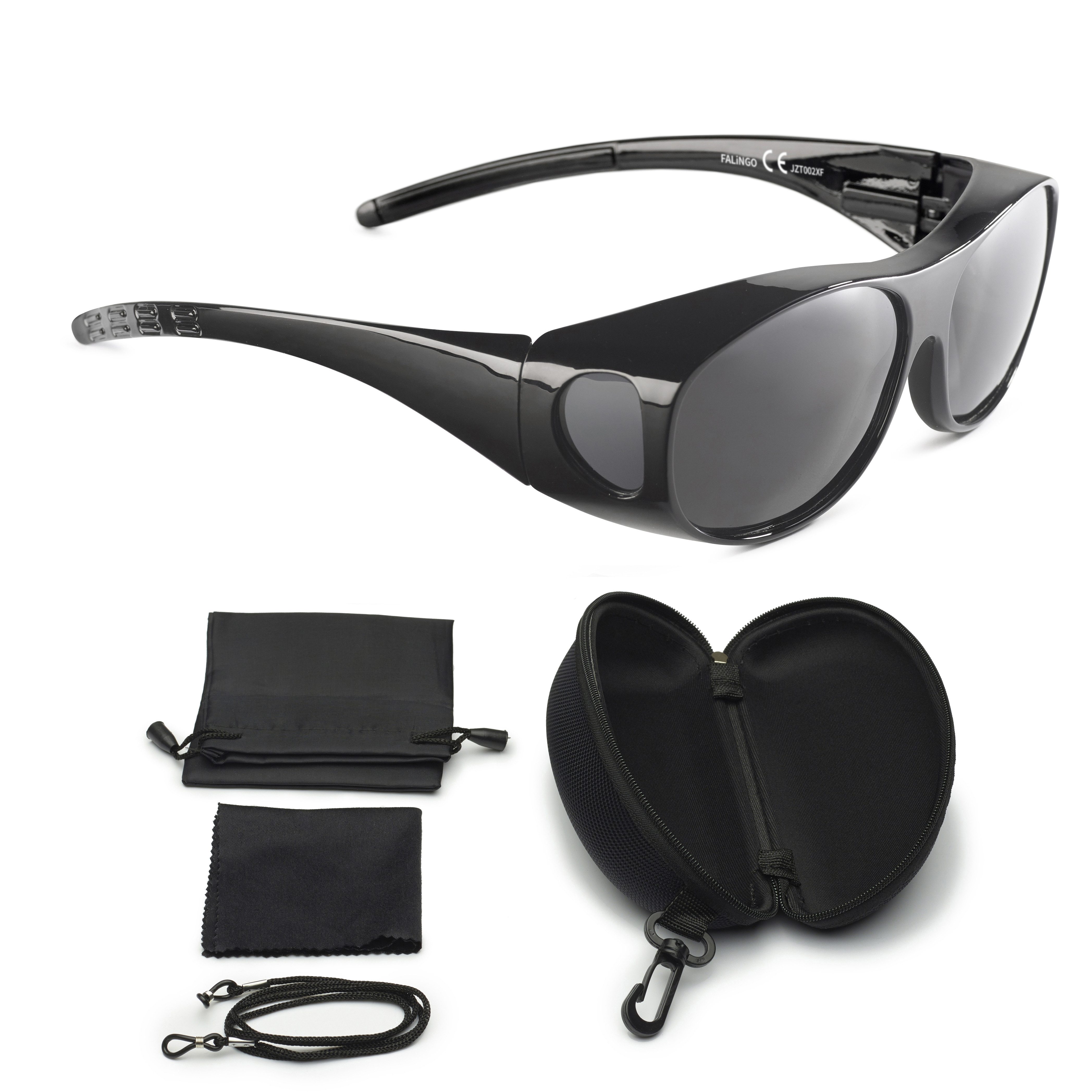 Sonnenbrille Überzieh Sonnenbrille Überziehbrille FLEXI EDITION polarisiert UV400