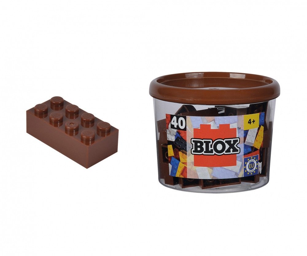 Androni Androni Blox 40 Bausteine braune 8er Steine in Dose Конструктора