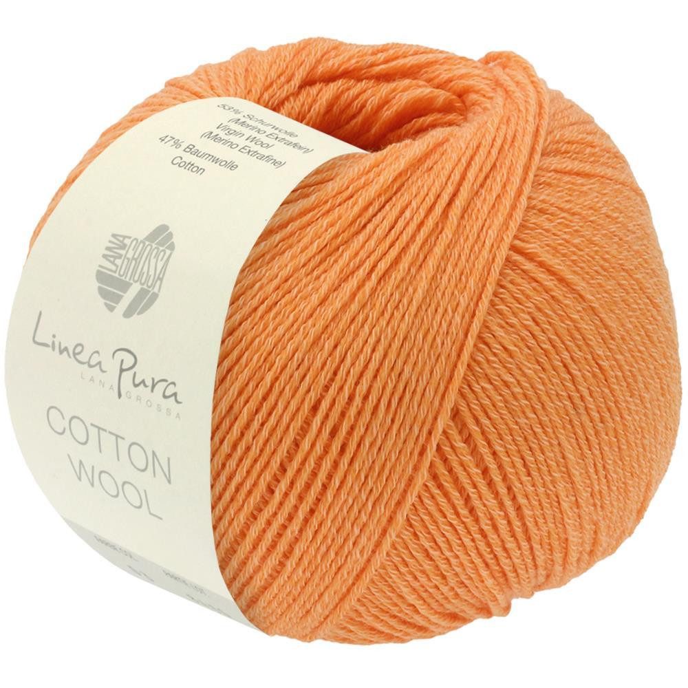 LANA GROSSA Cotton Wool 0014 apricot Häkelwolle, 195 m