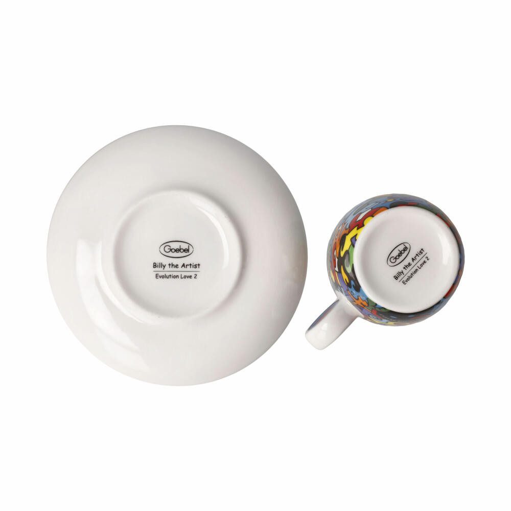 Goebel Espressotasse Billy the Artist Evolution of Love II, Fine Bone China