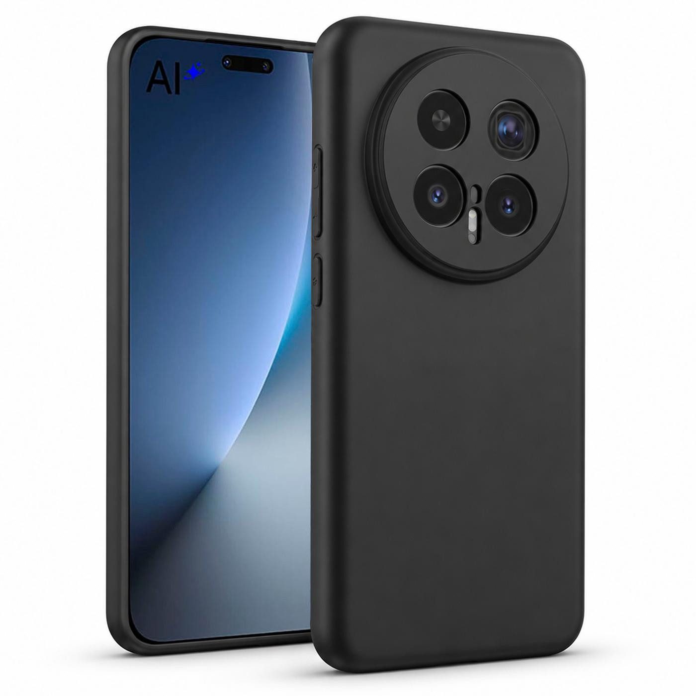 CoolGadget Handyhülle Black Series Handy Hülle für Honor Magic8 Pro 6,71 Zoll, Edle Silikon Schlicht Robust Schutzhülle für Honor Magic 8 Pro Hülle