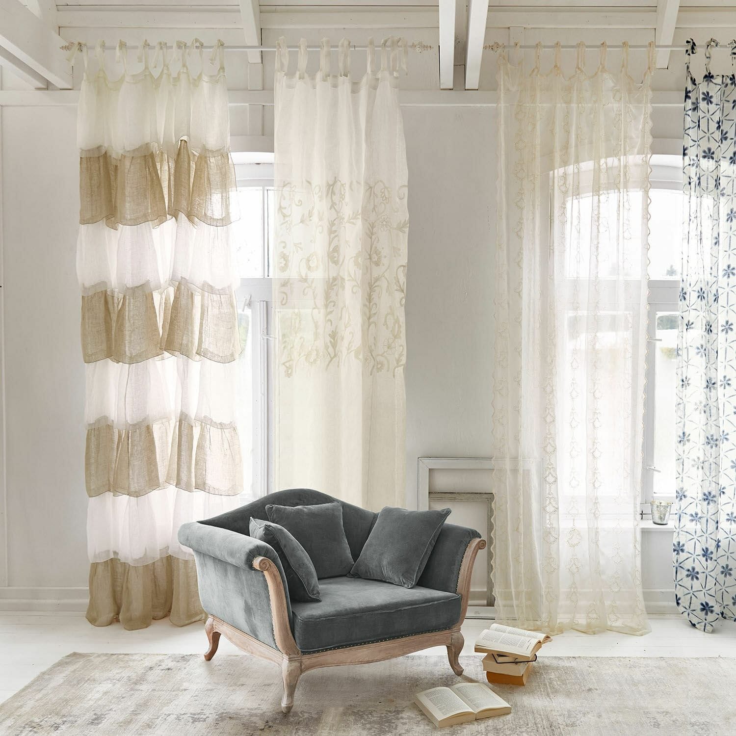 Mirabeau Vorhang Gardine Judie creme, none – Bild 4 von 5