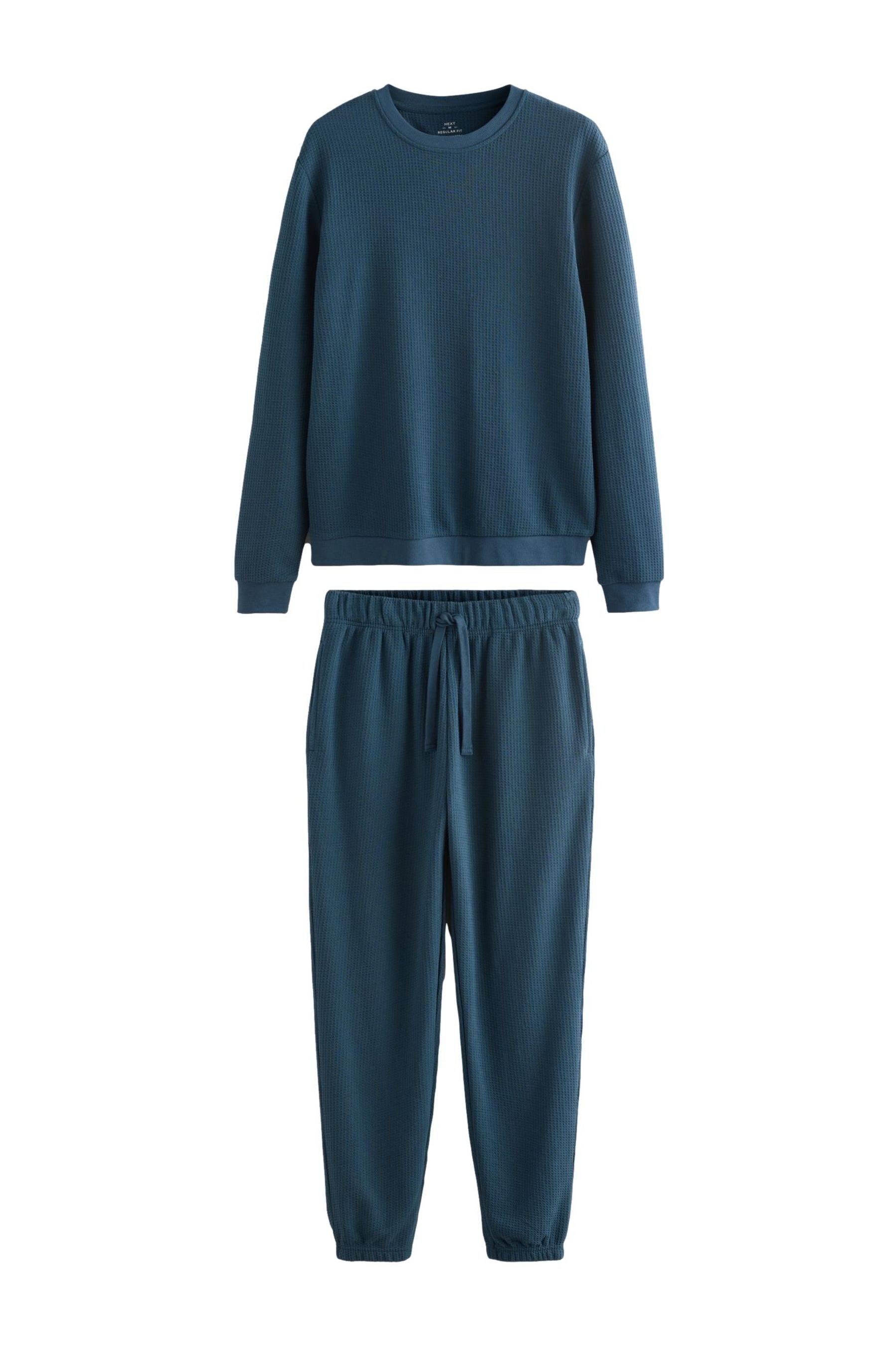 Next Pyjama Langarm-Schlafanzug mit weicher Waffelstruktur günstig online kaufen