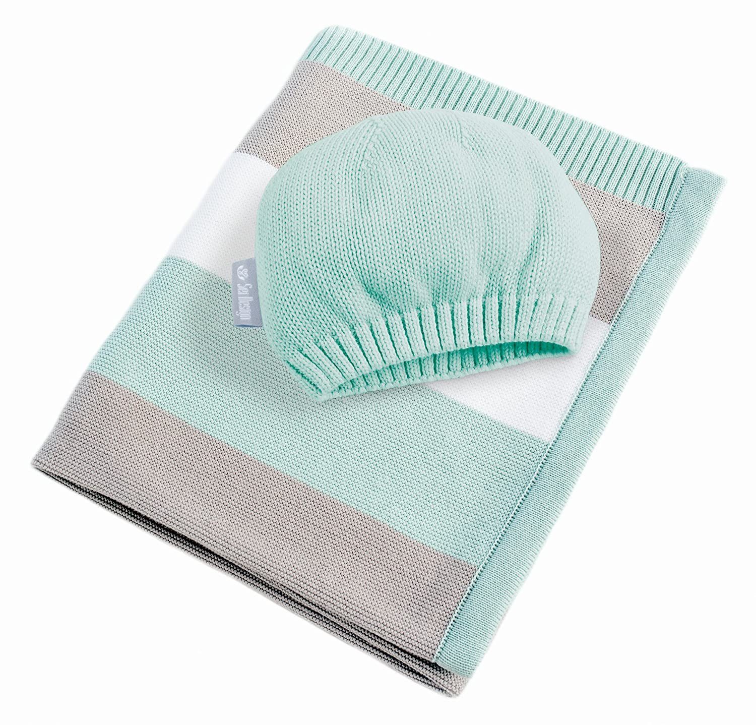 Babydecke Kuscheldecke 90x70 cm aus 100% BIO Baumwolle