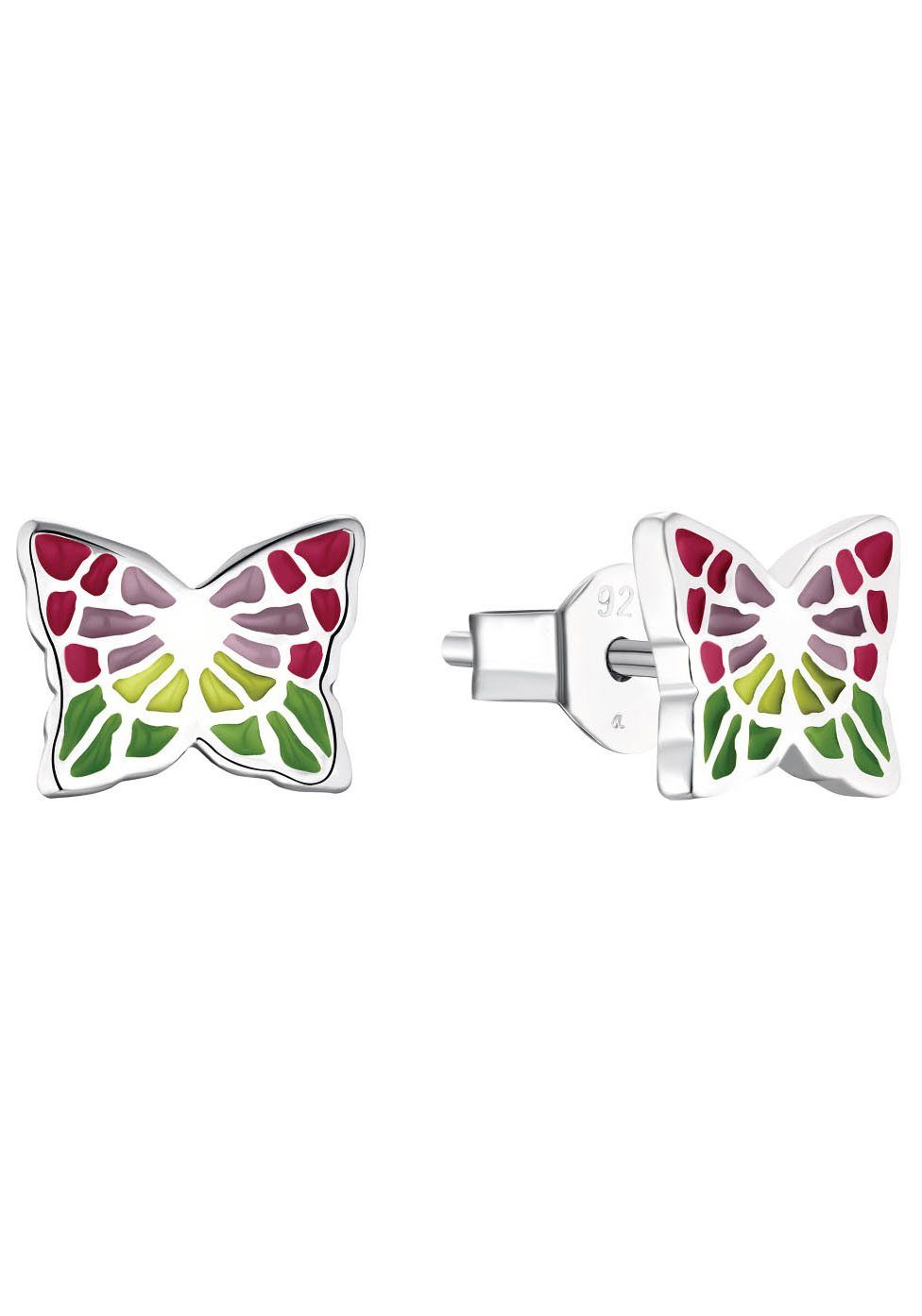 Strahlende Hochwertigkeit Paar (2-tlg) Beautiful Amor Ohrstecker 2021352 Butterfly,