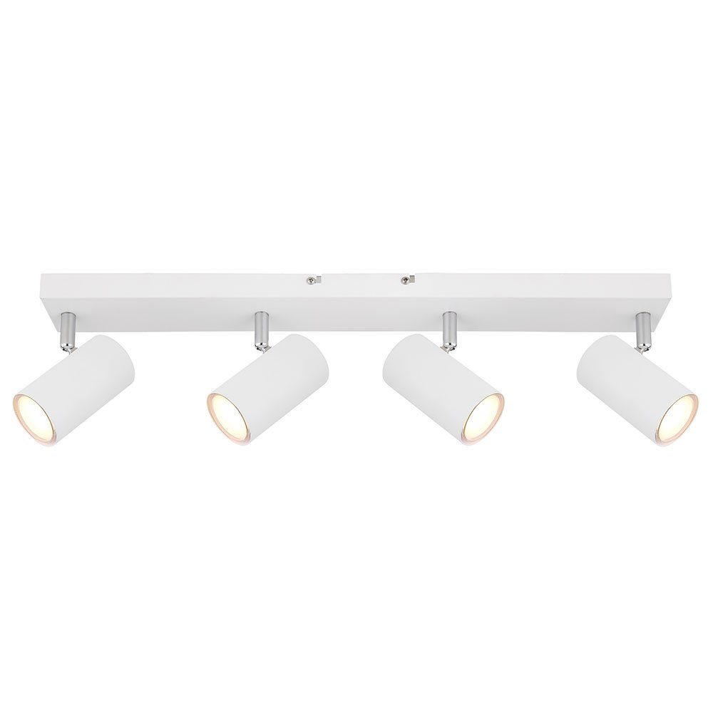 etc-shop Deckenlampe weiß Deckenspot, Deckenleuchte 4 Deckenstrahler Spot Leuchtmittel flammig inklusive, nicht LED