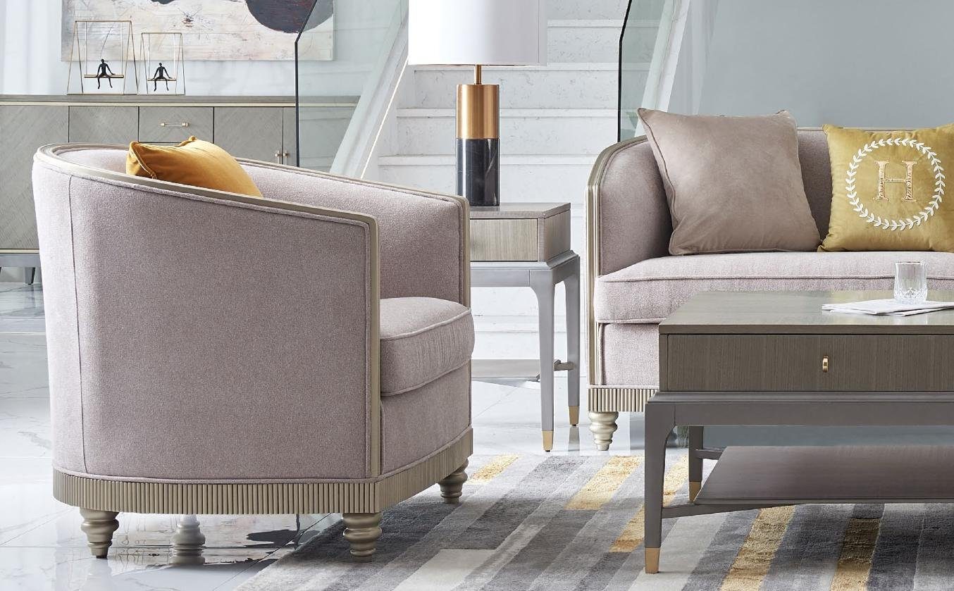 JVmoebel Sofa Beige Design in Sofagarnitur Sitzer 3+1 Set Couch Moderne Made Neu, Europe