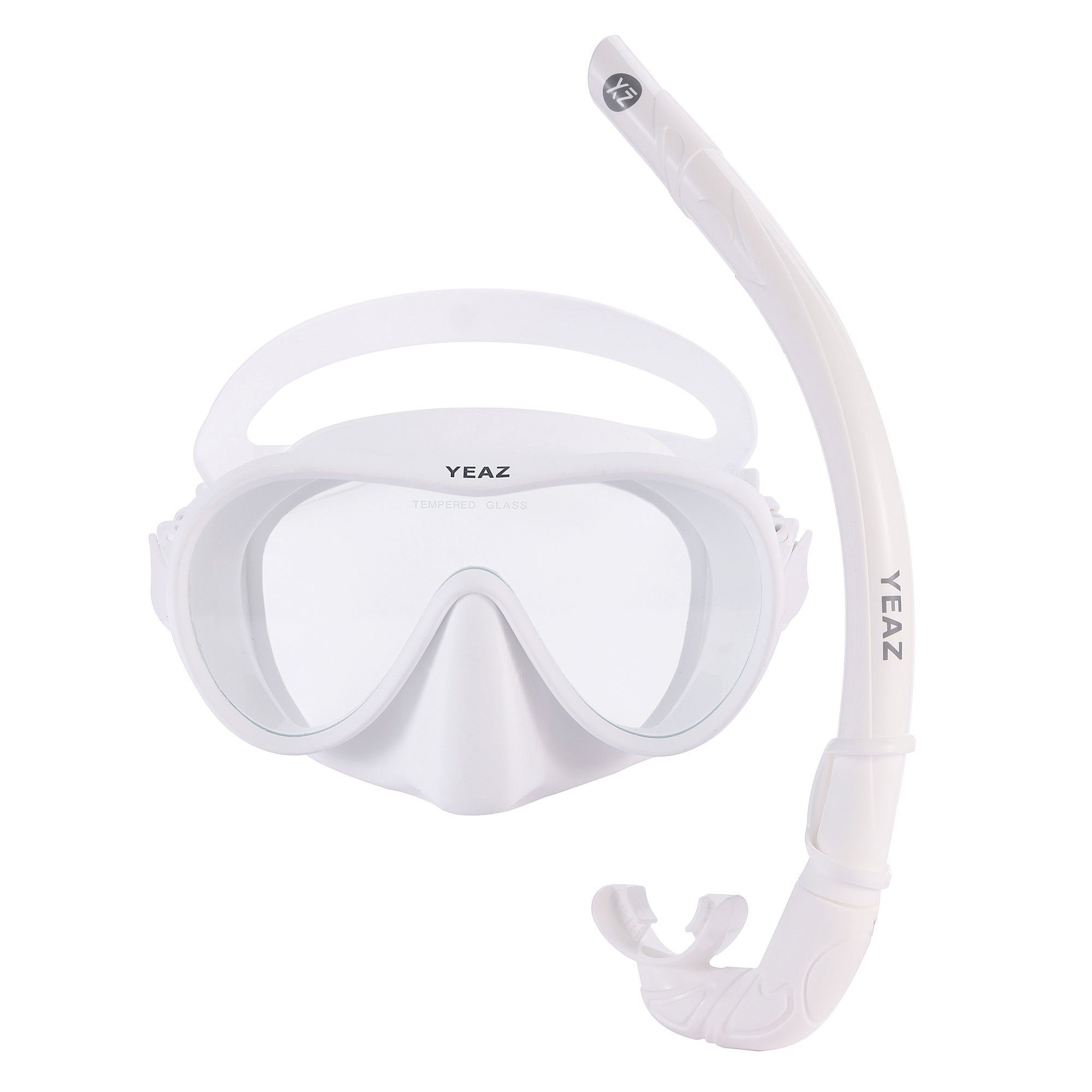 YEAZ Taucherbrille OCEAN VIBES Schnorchelset, Optimale Passform dank supersoftem Silikon