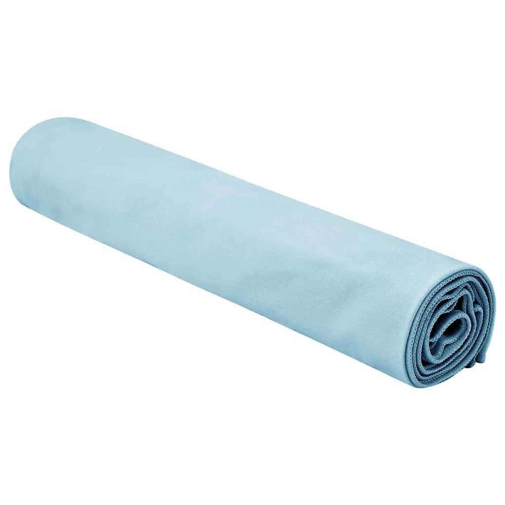 vidaXL Handtuch Sporthandtücher 2 stk. Blau 140 x 70 cm, Polyester und Polyamid (2-St)