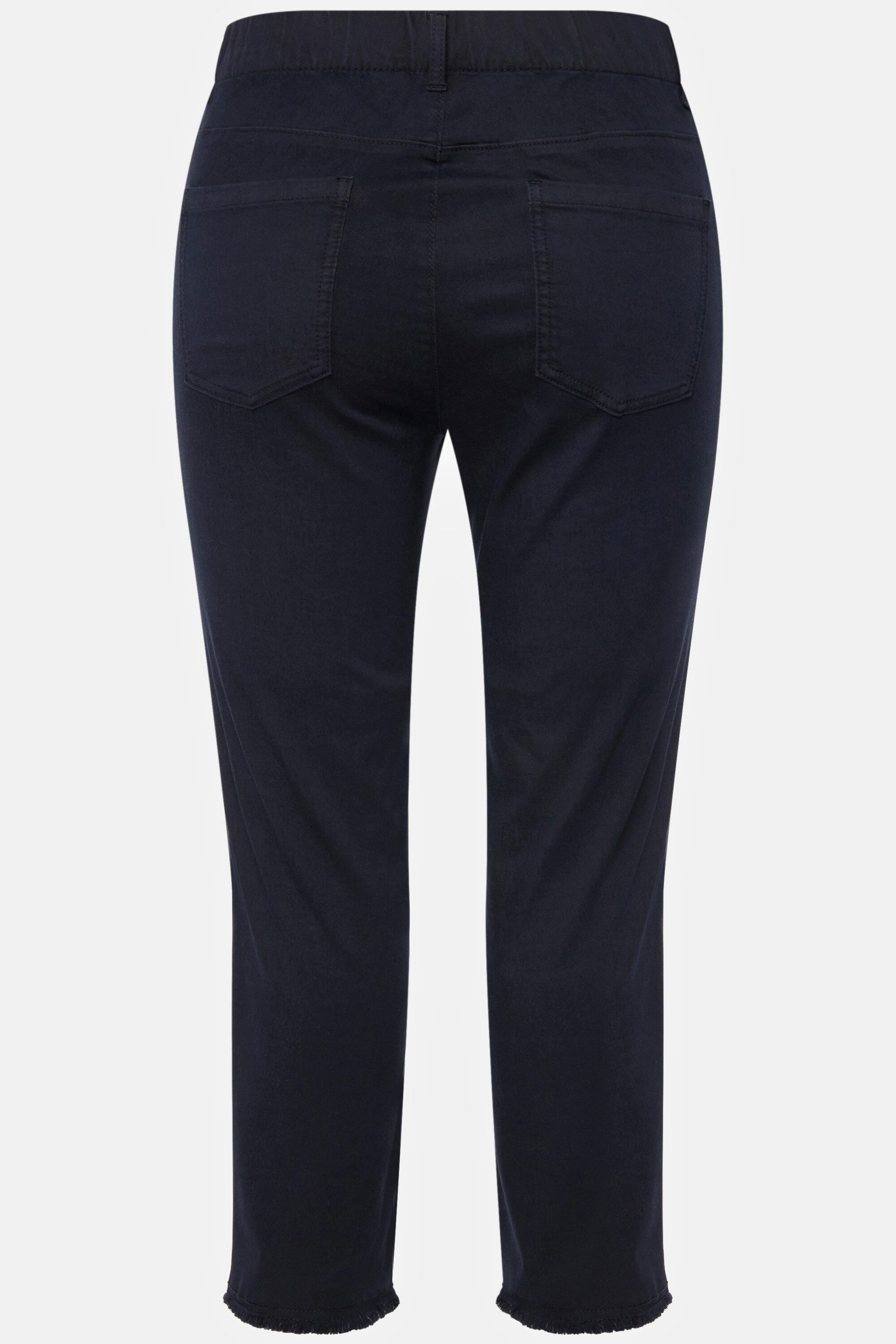 Ulla Popken 7/8-Hose 7/8-Hose Sienna Fransensaum schmales Bein – Bild 4 von 5
