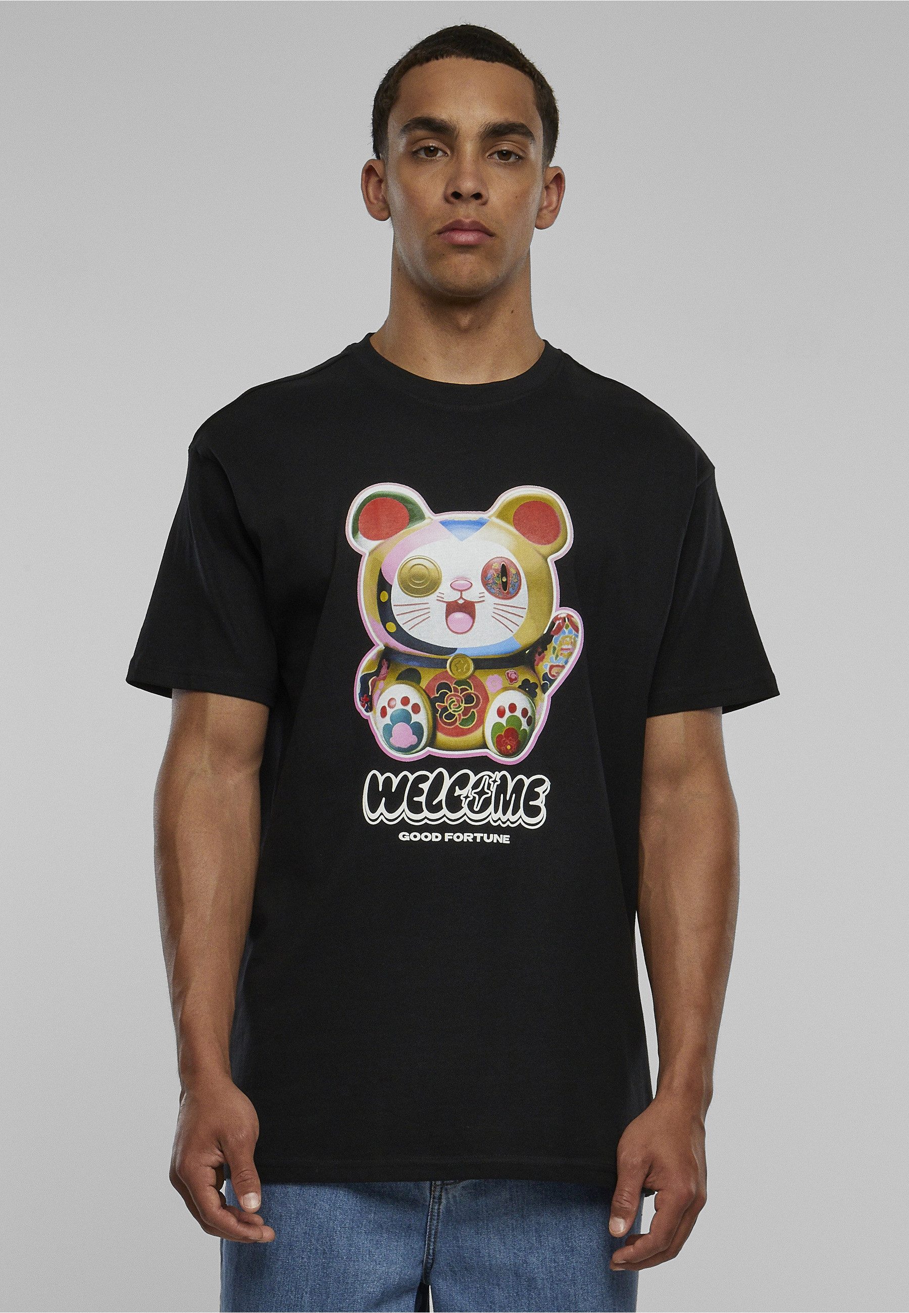 Upscale by Mister Tee T-Shirt Upscale by Mister Tee Herren Welcome Cat Heavy Oversize Tee (1-tlg)