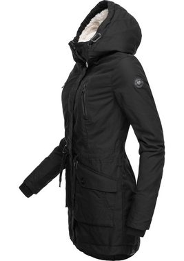 Ragwear Wintermantel Elsa warmer modischer Winterparka mit Kapuze