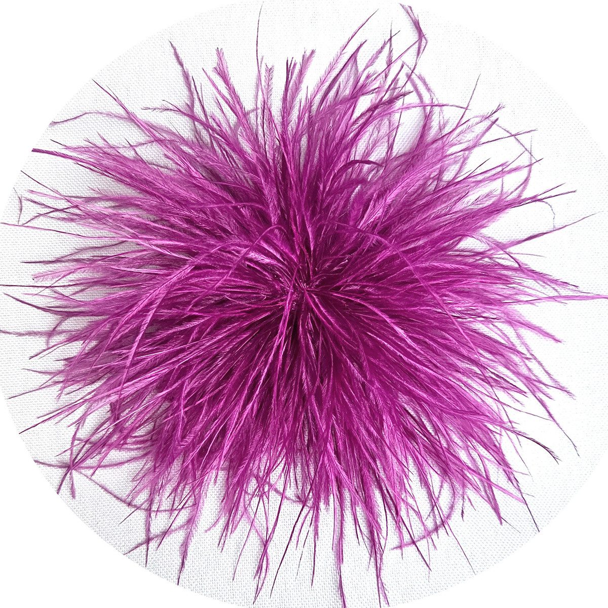 Brosche Federbrosche Lila Clip Antecker Federn Klammer Haarklammer Straußen günstig online kaufen