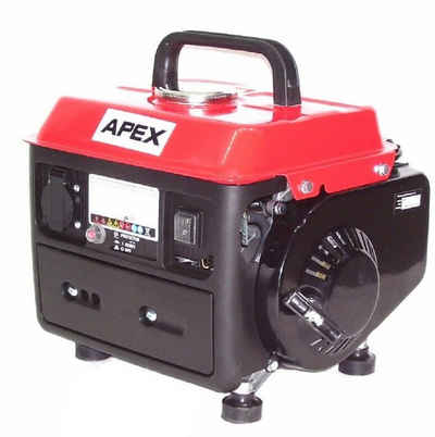 Apex Stromgenerator Benzin Stromerzeuger 950 Stromaggregat 06260, (1-tlg)