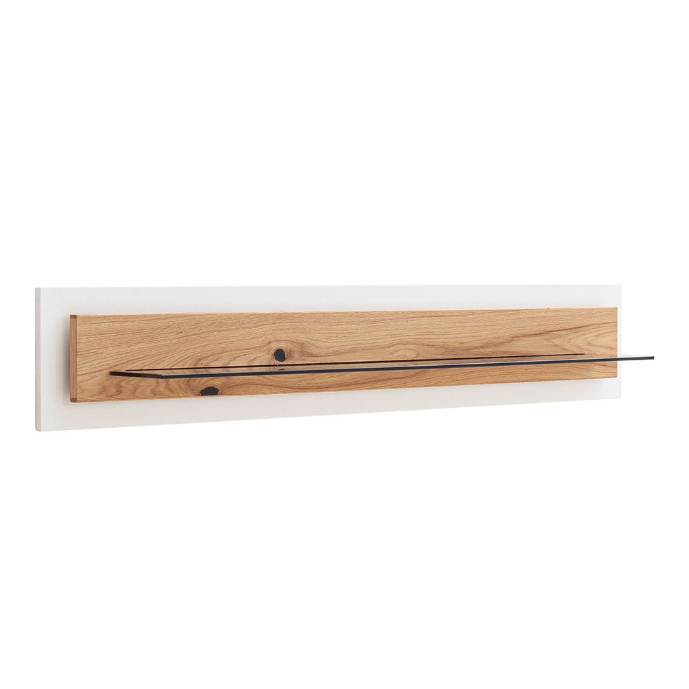 Lomadox Wandregal MULLINGAR-05, Wandboard weiß mit günstig online kaufen
