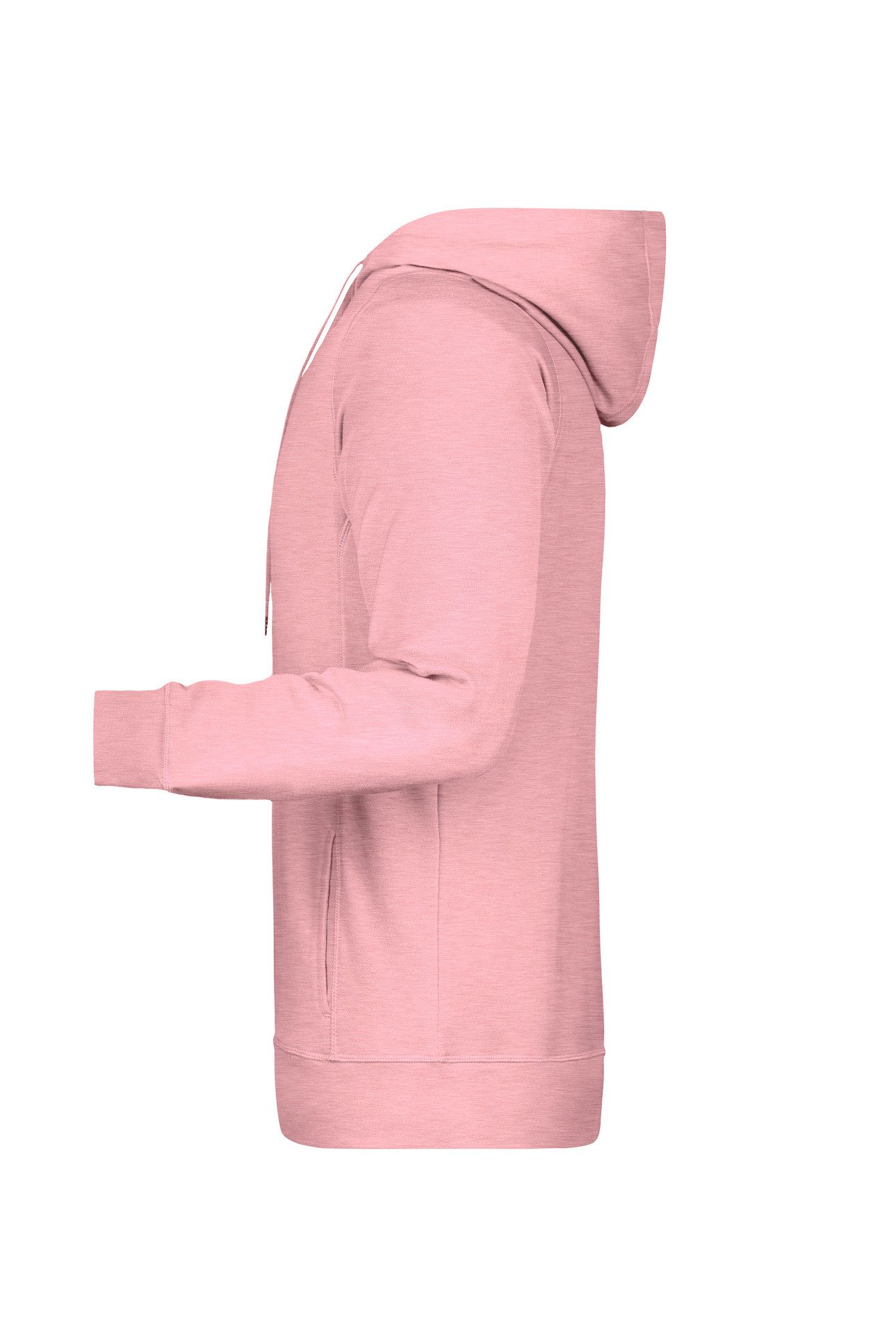 James & Nicholson Kapuzensweatshirt Hochwertiger Herren Kapuzensweat aus Bio-Baumwolle 8024 Hochwertige Sweat-Qualität mit angerauter Innenseite