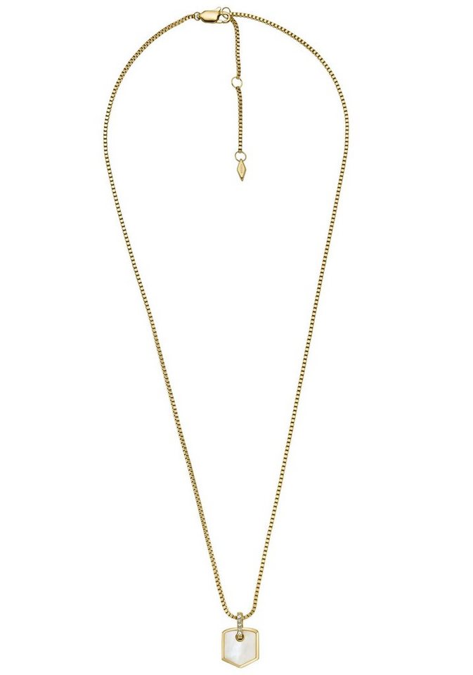 Fossil Kette mit Anhänger HERITAGE SHIE... Fossil Kette mit Anhänger HERITAGE SHIE...