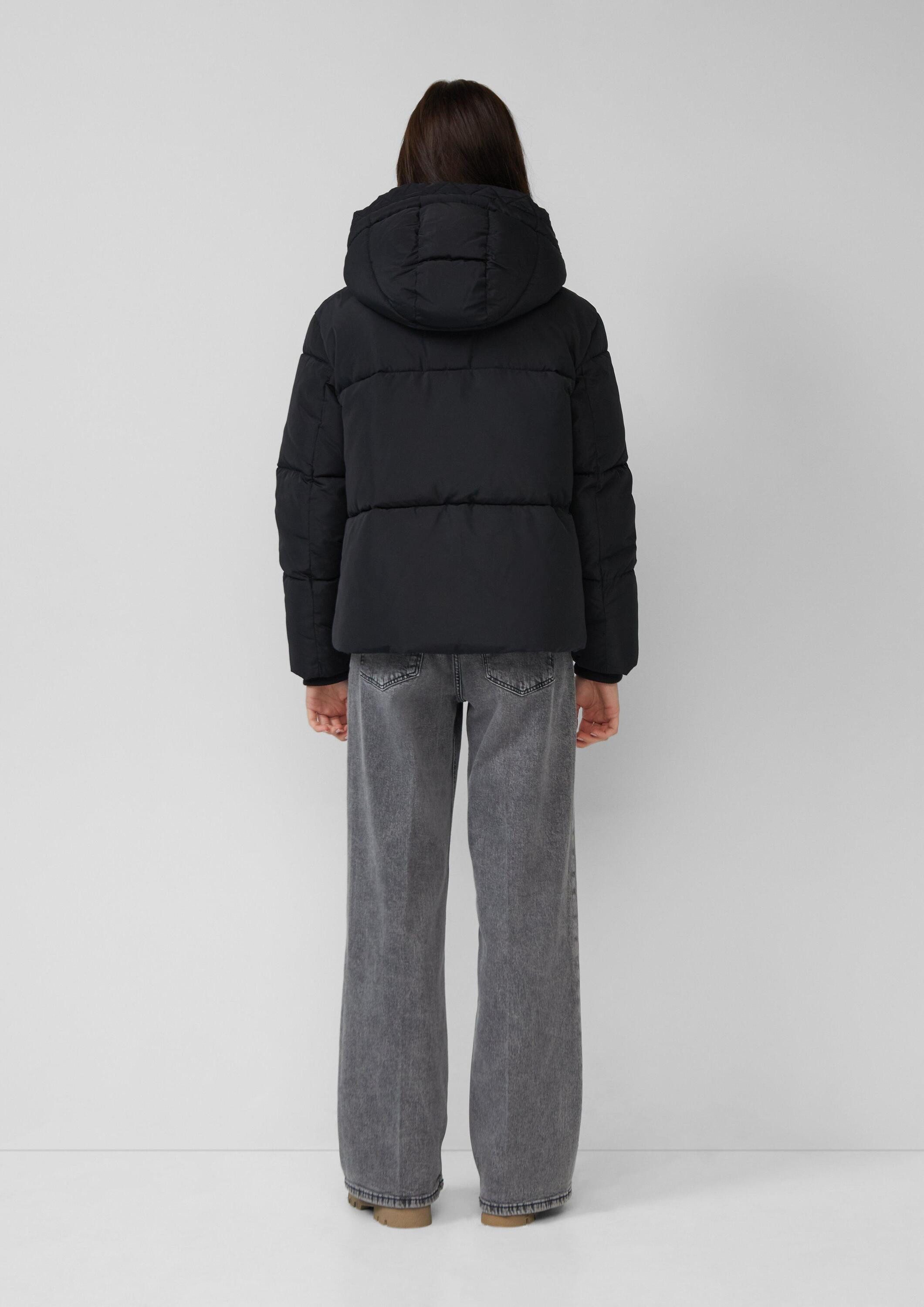s.Oliver Winterjacke Outdoor-Jacke Pufferjacke mit gefütterter Kapuze
