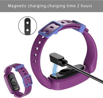 MicLee Smartwatch (0,96 Zoll, Android iOS), Kinder mit pulsmesser uhr sportuhr pulsuhren wasserdicht für mädchen