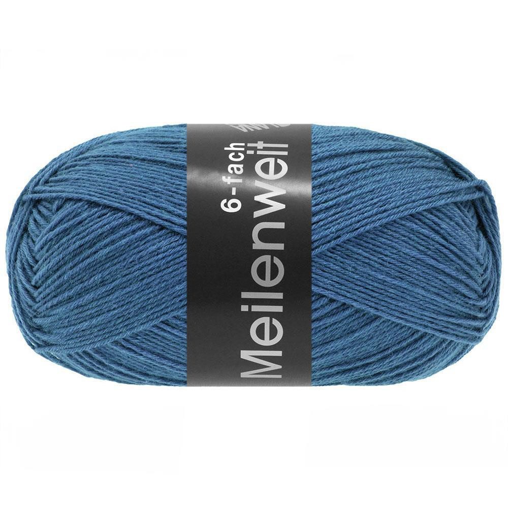 LANA GROSSA Meilenweit 6-fach 150g Unito Häkelwolle, 390 m