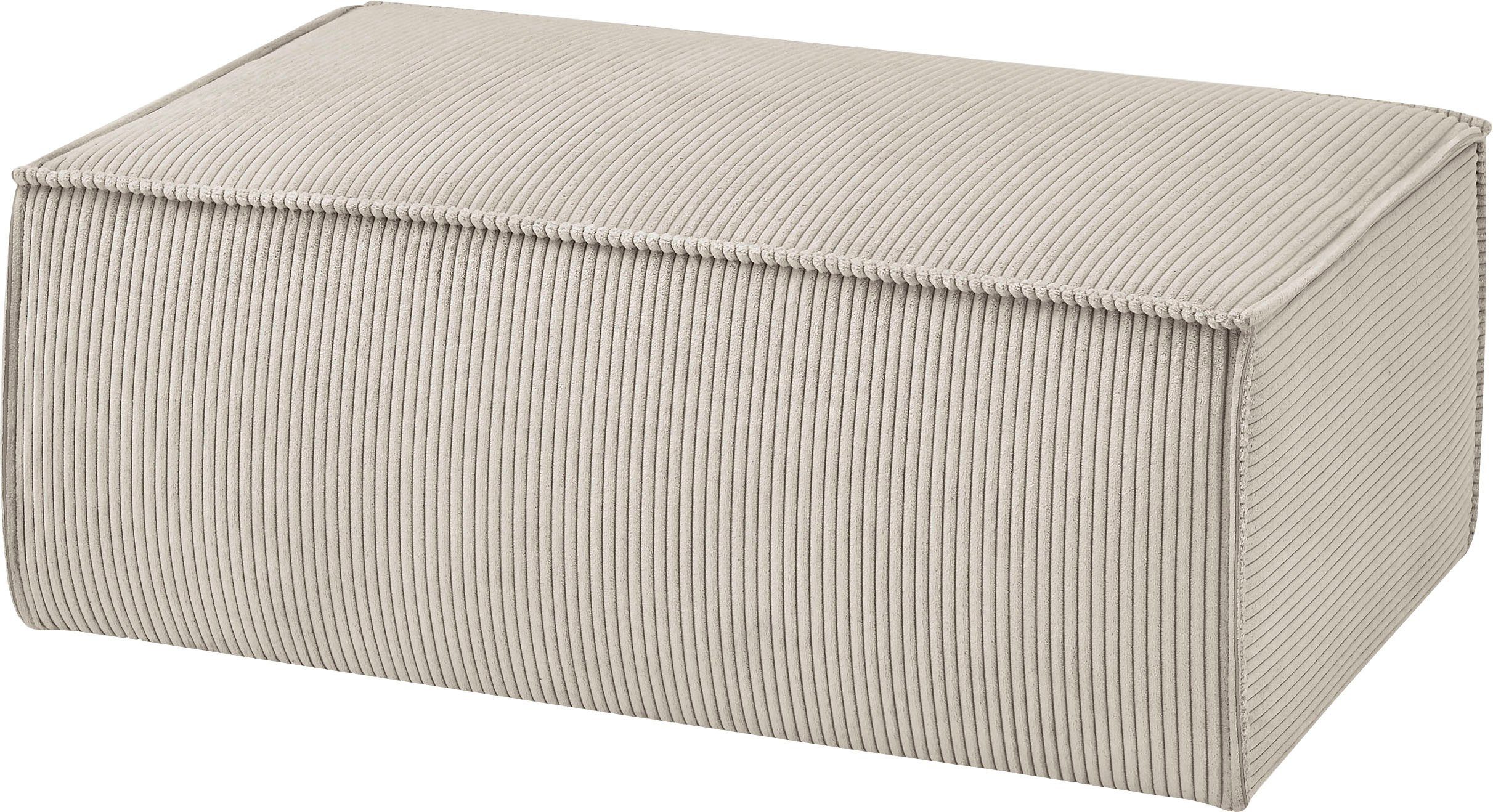 OTTO home Hocker SHERWOOD Cord Polsterhocker, passend zur Polster-Serie SHERWOOD