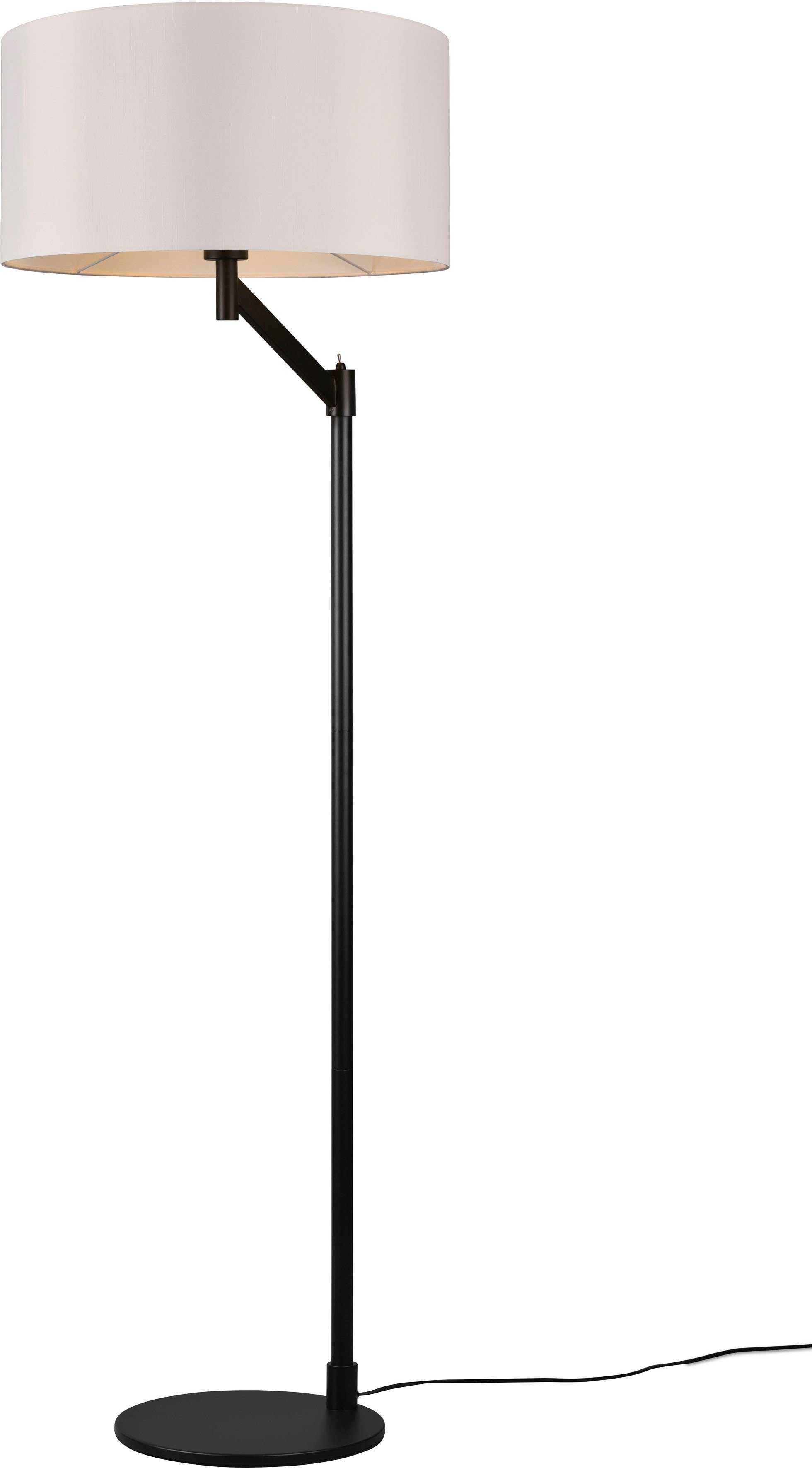 TRIO Leuchten Stehlampe Cassio, Ein-/Ausschalter, ohne Leuchtmittel, warmweiß - kaltweiß, Stehleuchte Wohnzimmer, exkl E27 Leuchtmittel wechselbar, Kippschalter | Standleuchten