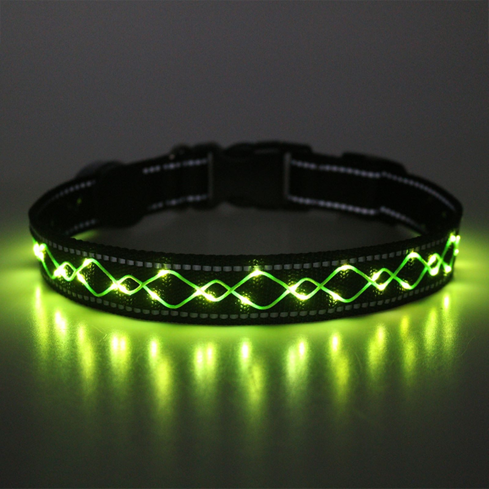 Illes-Laedchen Hunde-Halsband Hundehalsband LED Halsband Blinklicht wiedera günstig online kaufen