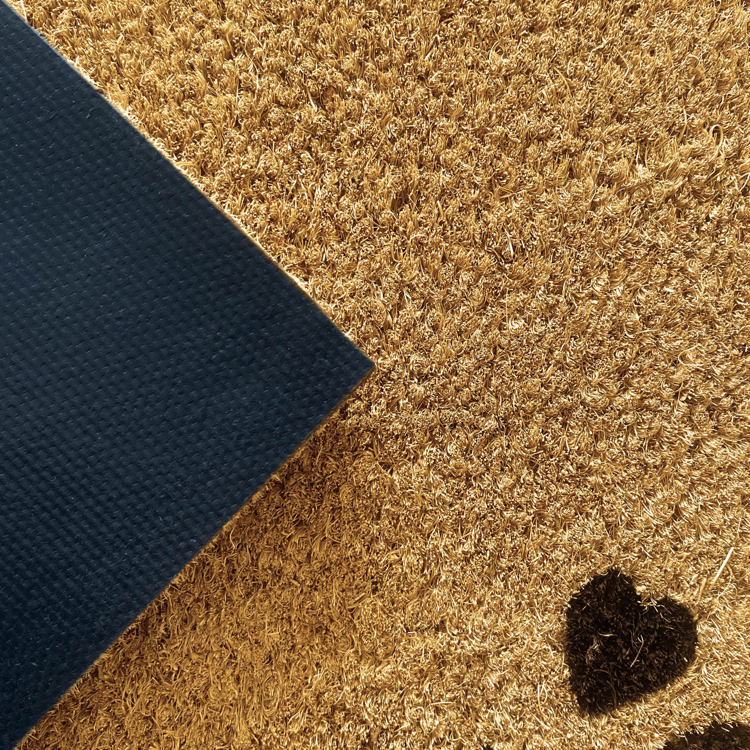 Carpetia Fußmatte Kokos Fußabstreifer mit Motiv, rechteckig, Höhe: 15 mm, für Innen- und Außenbereiche geeignet – Bild 5 von 5