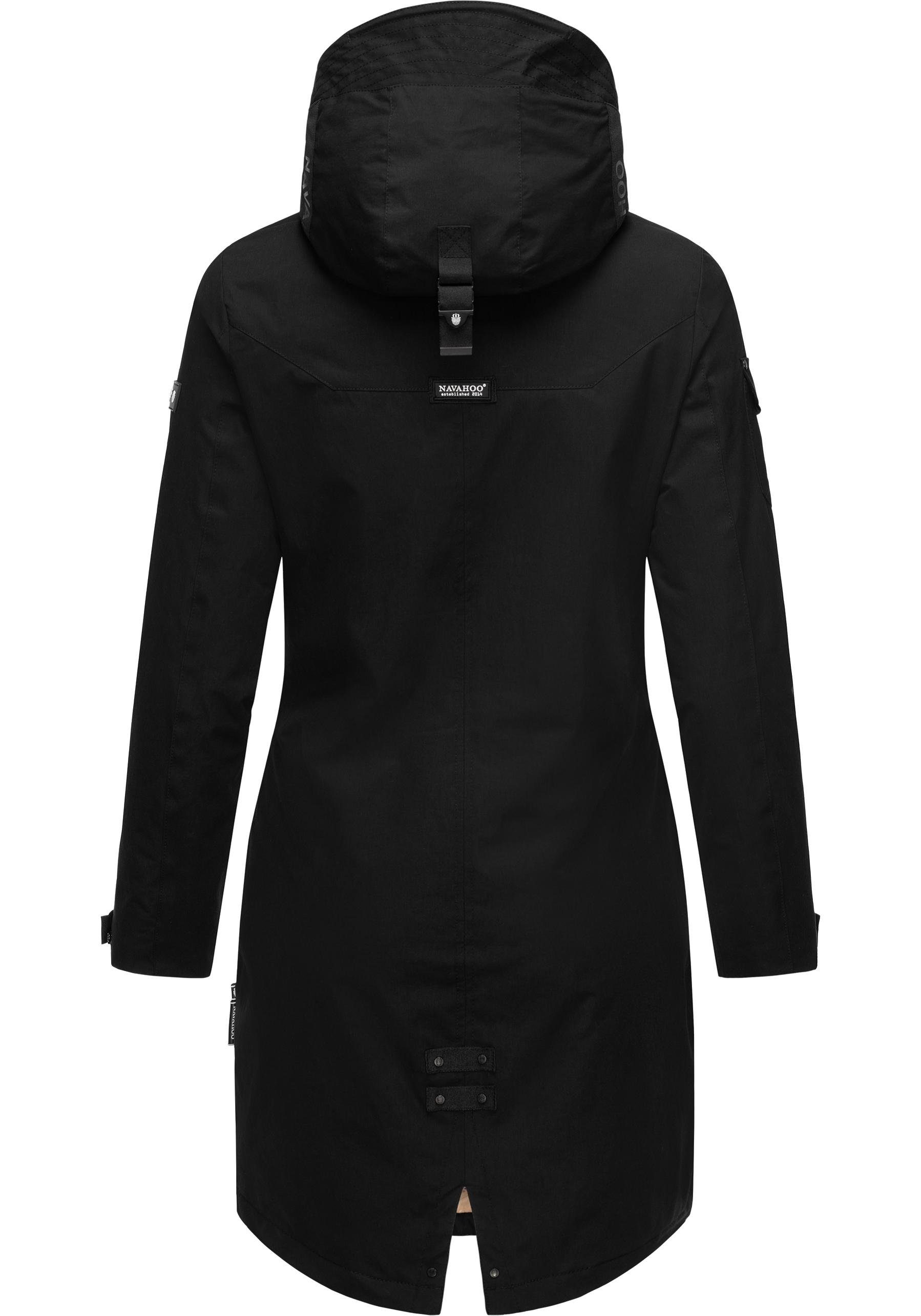 Navahoo Outdoorjacke Pfefferschote moderne Damen Übergangsjacke mit Kapuze