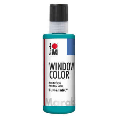 Marabu Sticker Marabu Window Color "fun & fancy", 80 ml, türkisblau
