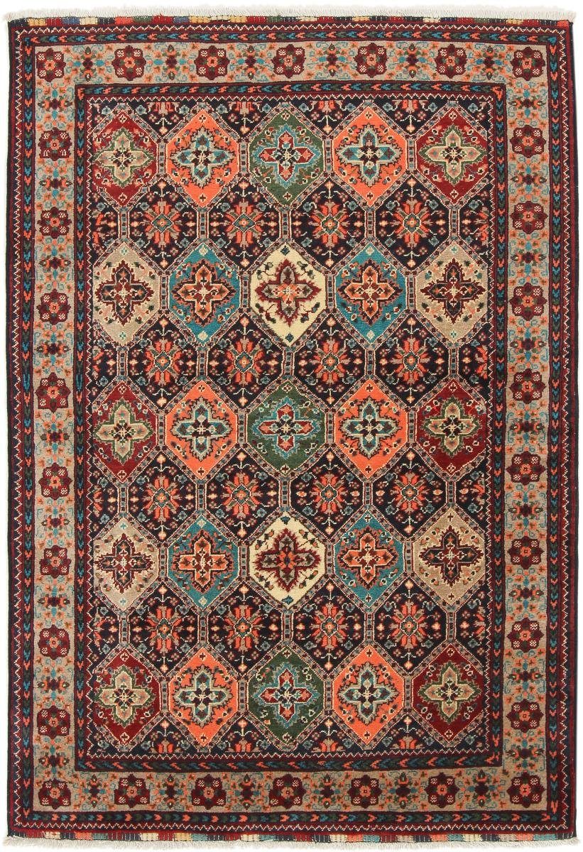 Handgeknüpfter Nain Höhe: Afghan Orientteppich Orientteppich, mm 6 rechteckig, Mauri Trading, 104x153