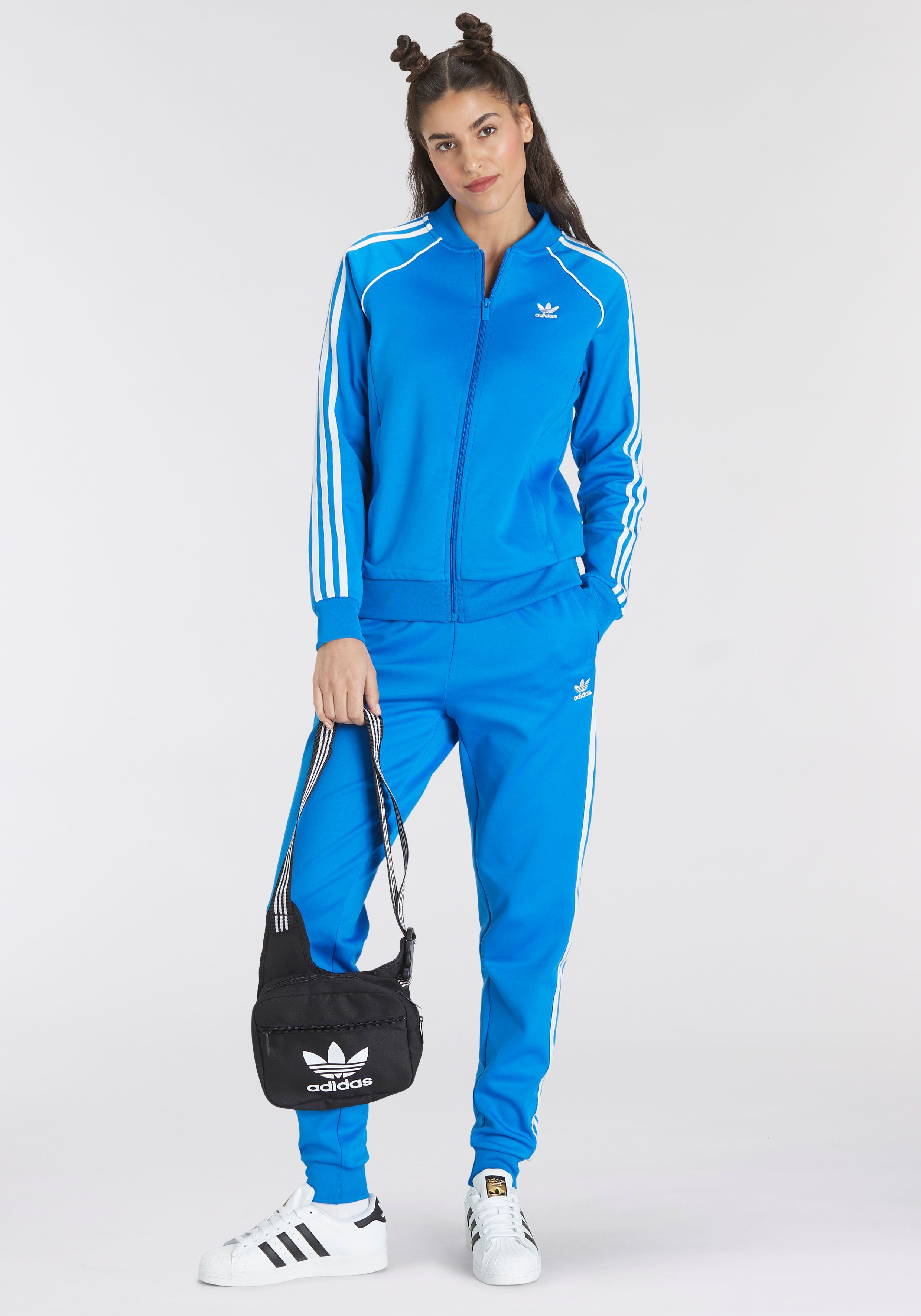 (1-tlg) CLASSICS Bluebird Sporthose CUFFED Originals ADICOLOR adidas