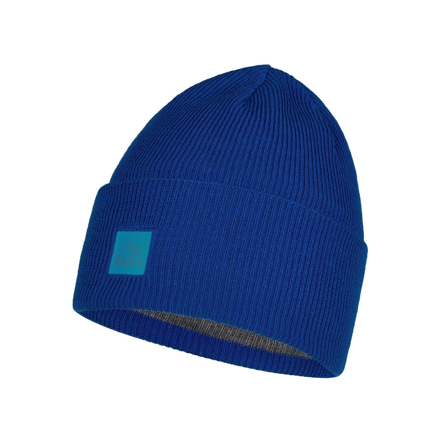 Azure Blue Beanie Solid Accessoires Crossknit Buff Buff Hat