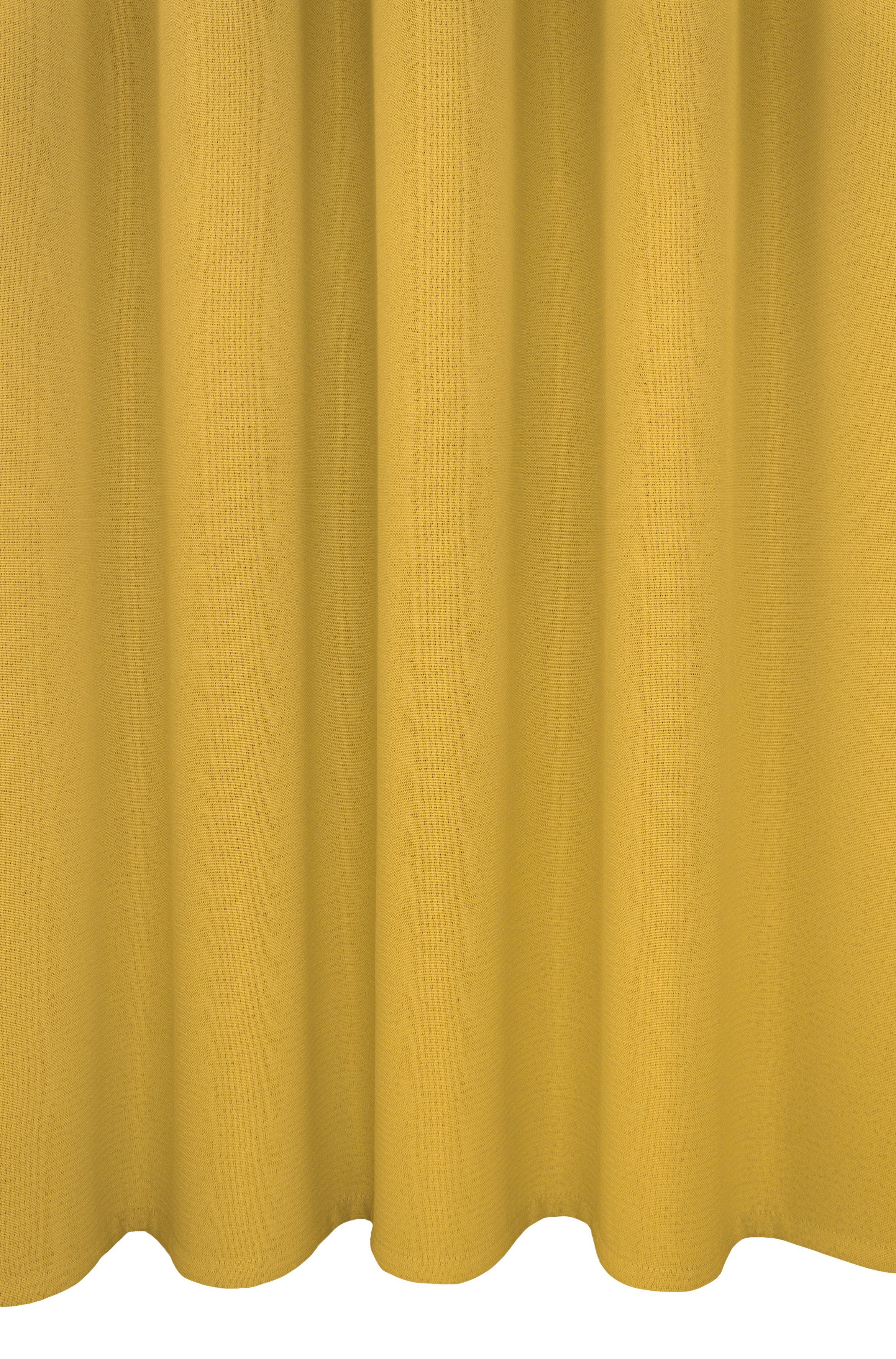 Sandro, 140 Vorhang St), abdunkelnd, Polyester, cm einfarbig, VHG, (1 Breite Verdunkler, Ösen gold