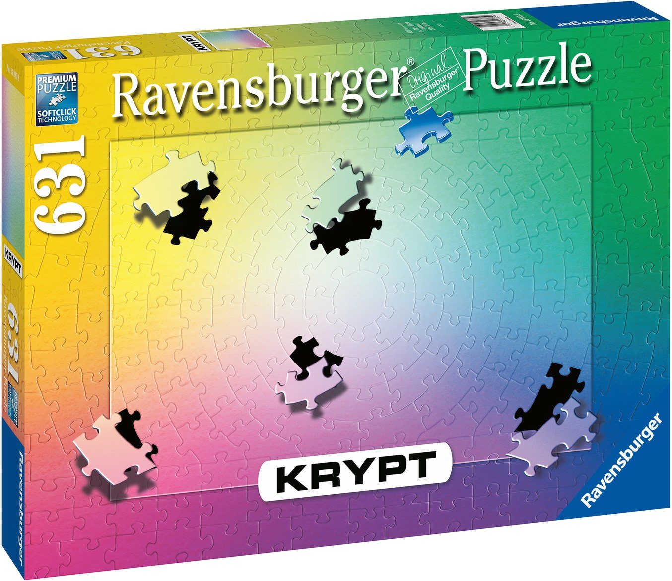 Puzzle schützt Puzzleteile, FSC® Wald - 631 Krypt Made Germany - weltweit; Gradient, Ravensburger in