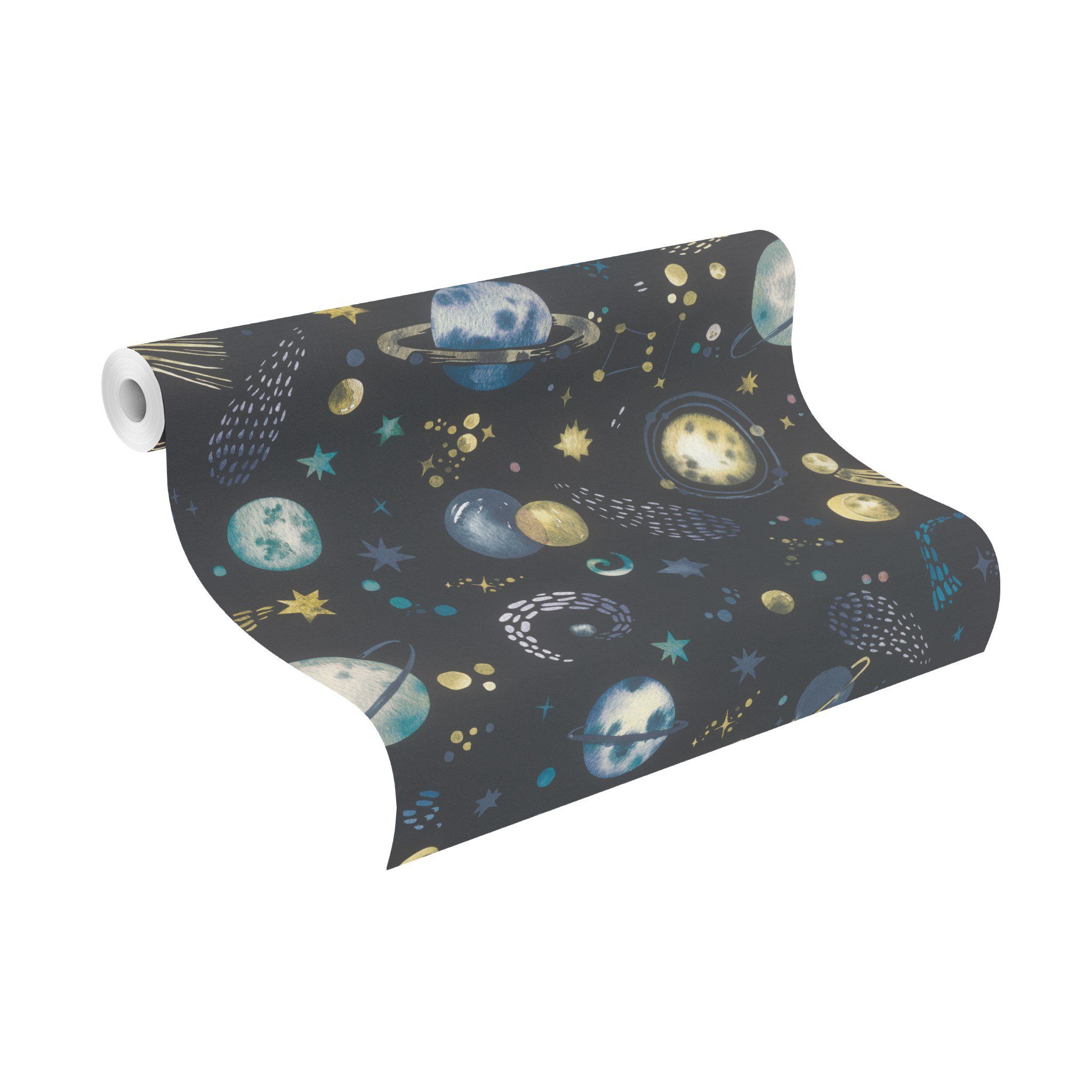 Rasch Kindertapete, glatt, uni, (1 St) günstig online kaufen