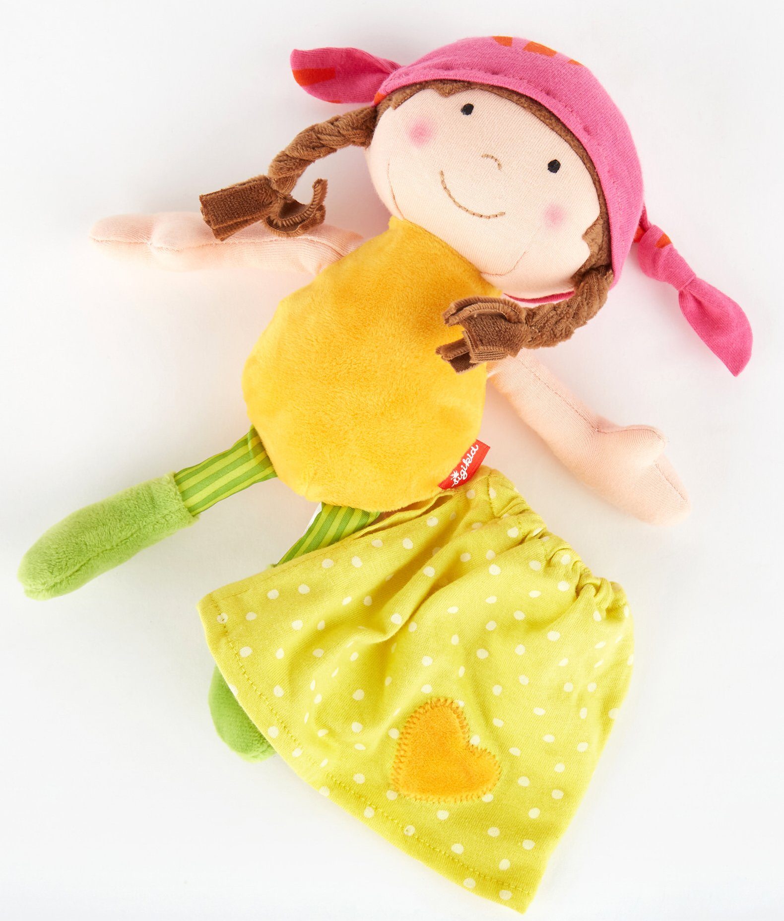 Sigikid Stoffpuppe Brenda Bilipup, gelb günstig online kaufen