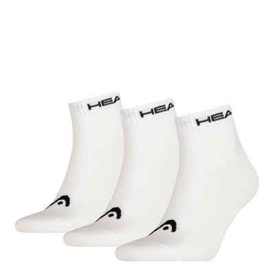Head Sneakersocken Unisex Quarter Socken, 3er Pack - Baumwollmix