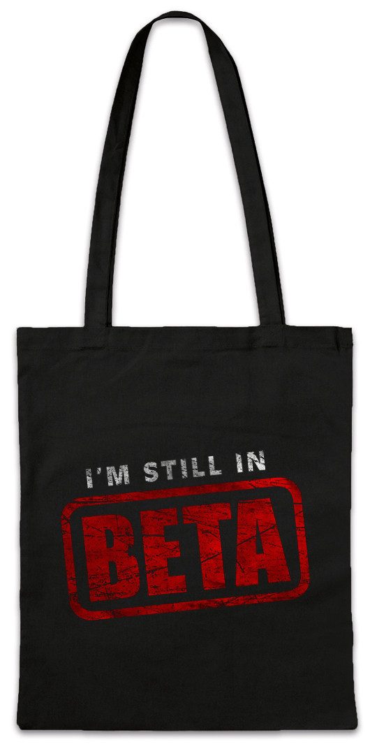 Beuteltasche I'm Still In Beta Stofftasche Wlan Geek Nerd Fun Informatiker