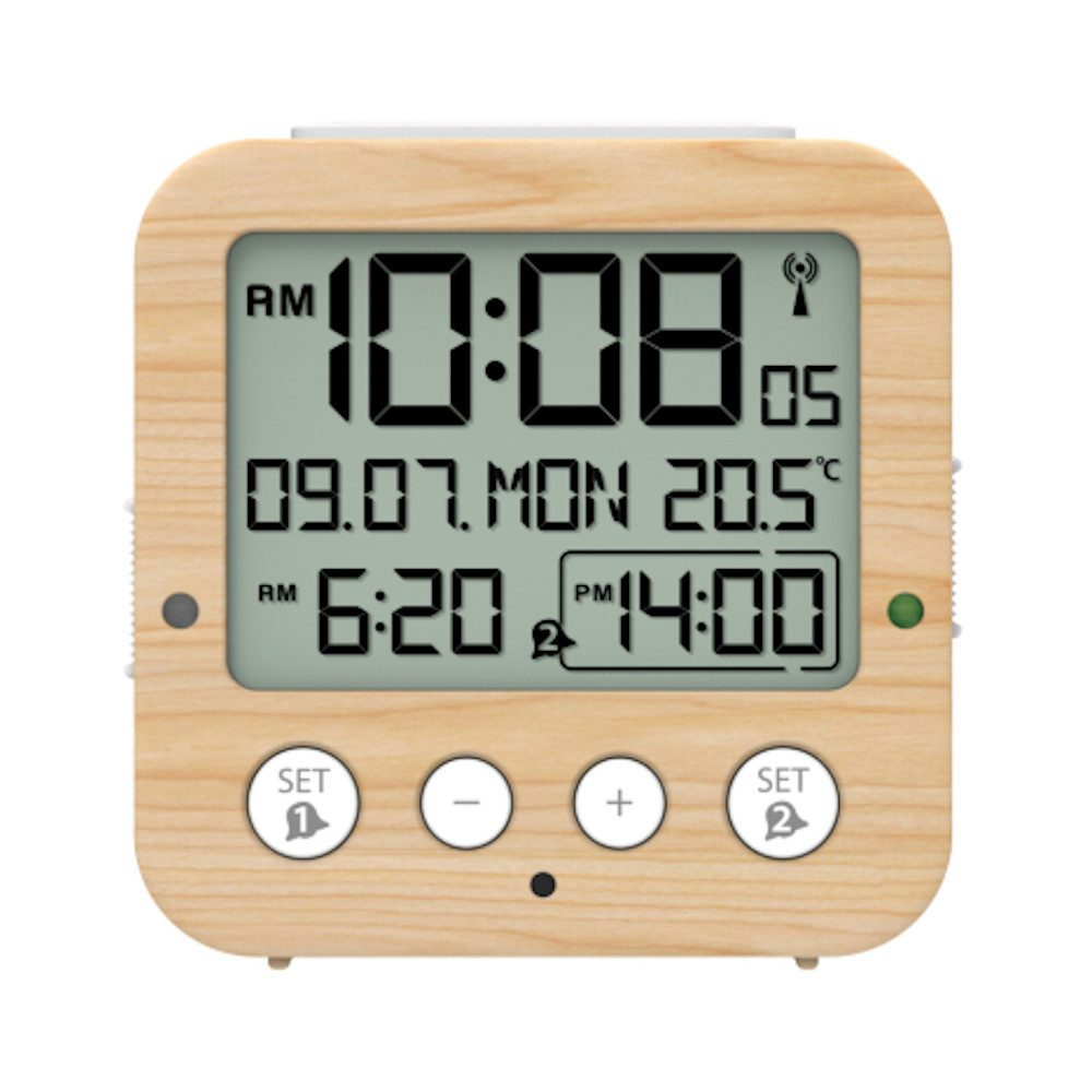 Funkwecker Bingo TFA 60.2528 digitaler Reisewecker 2 Alarme Beleuchtung