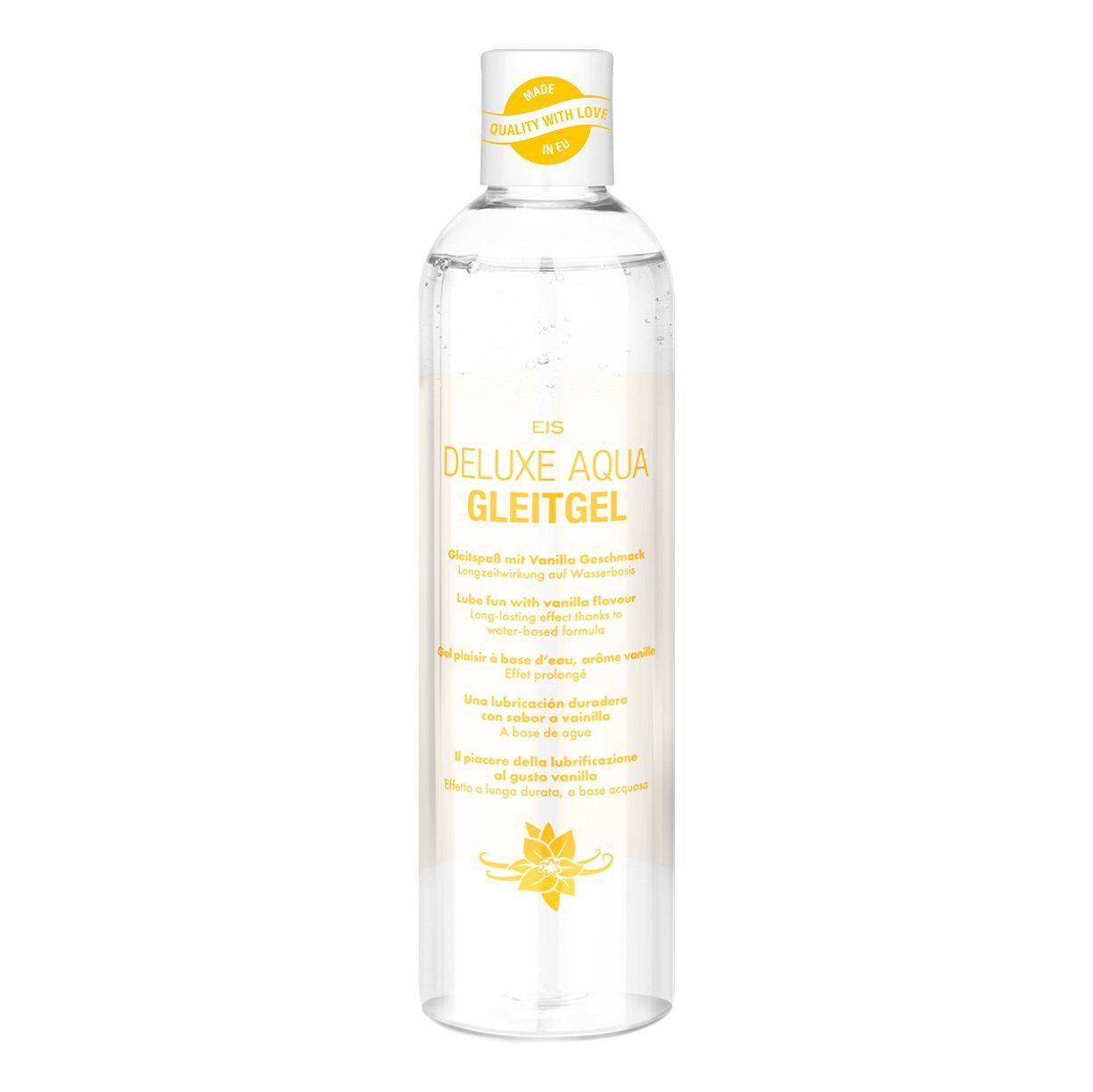Stimulationsgel EIS Deluxe Aqua Gleitgel, 300ml, wasserbasiert, Vanille