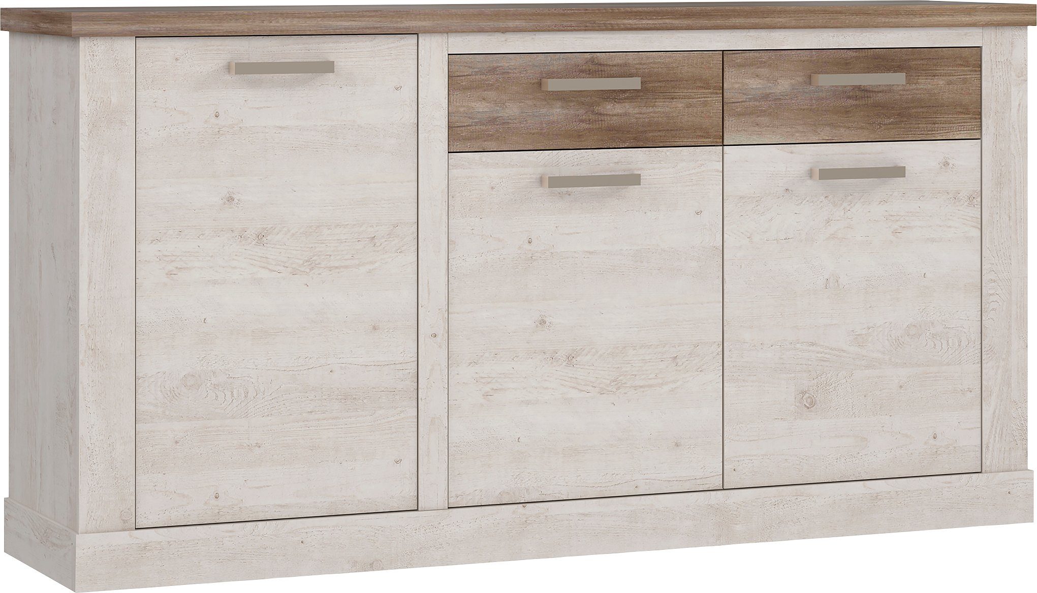 FORTE Sideboard "Duro" mit Türen und Schubladen, im Landhausstil, Breite 17 günstig online kaufen
