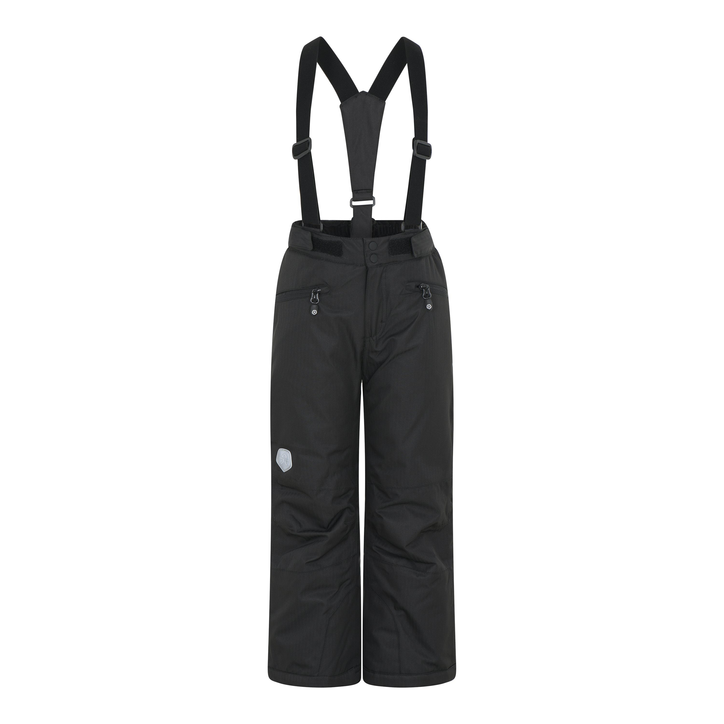 und (140) Reißverschlusstaschen W.Pockets - COSki 5440 Skihose mit Pants Matschhose KIDS Regen- COLOR Black