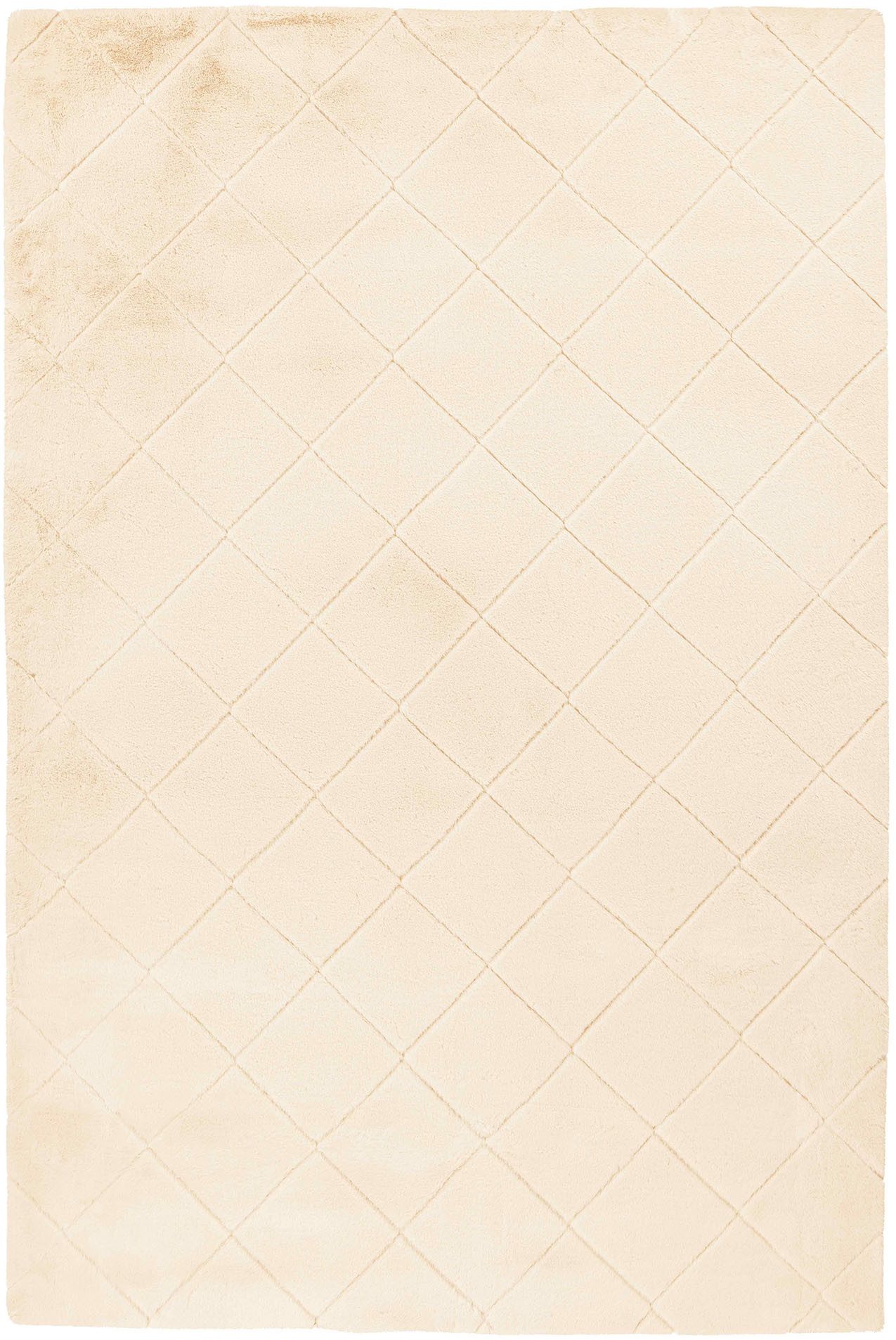 Padiro Teppich Imala 125, rechteckig, Höhe: 30 mm, Besonders weiche Haptik, flauschig, geprägtes Muster