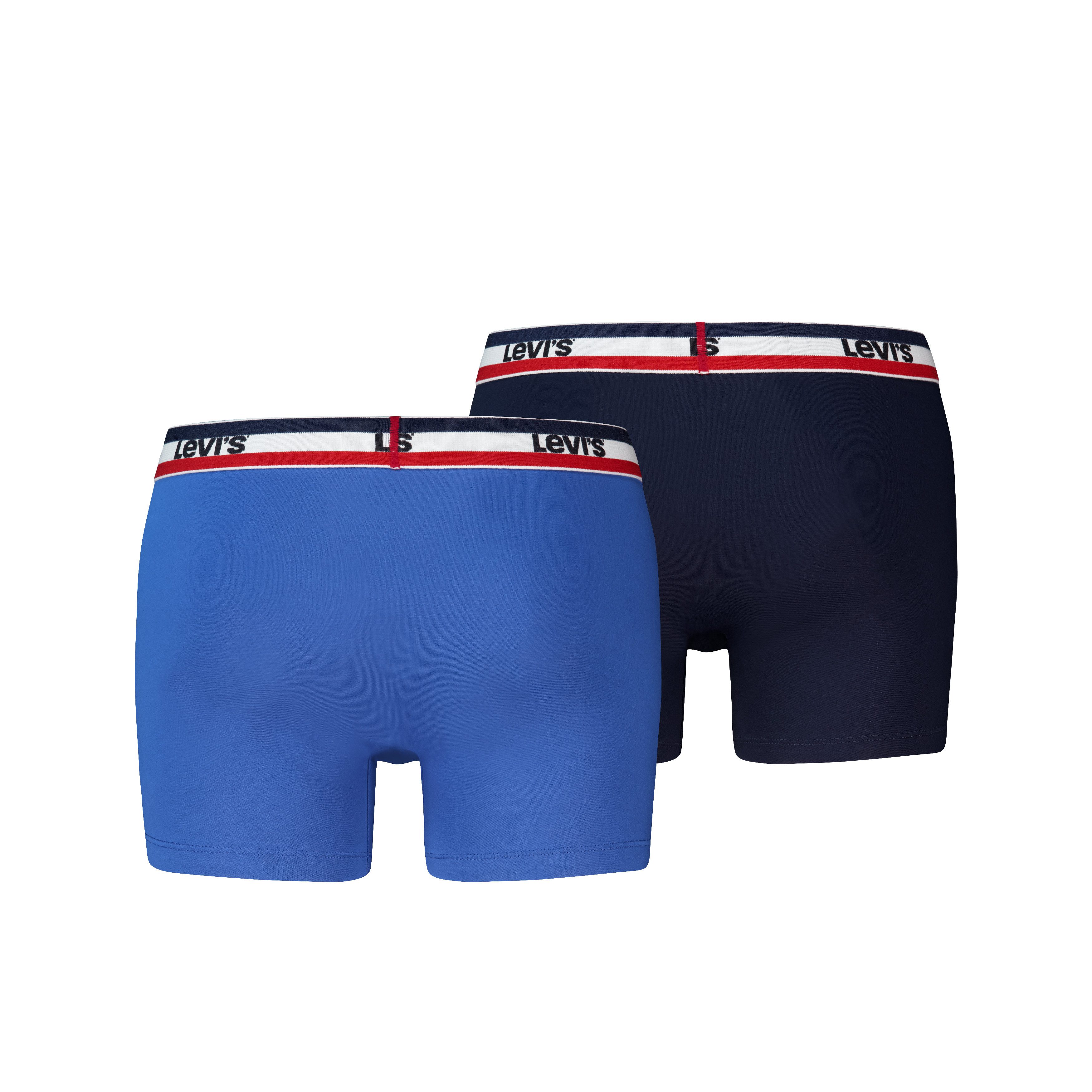 Levi's® Boxershorts LEVIS MEN REPEAT SPW LOGO BOXER BRIEF (2er Pack) ohne Eingriff, elastischer Logobund, Baumwoll-Mix