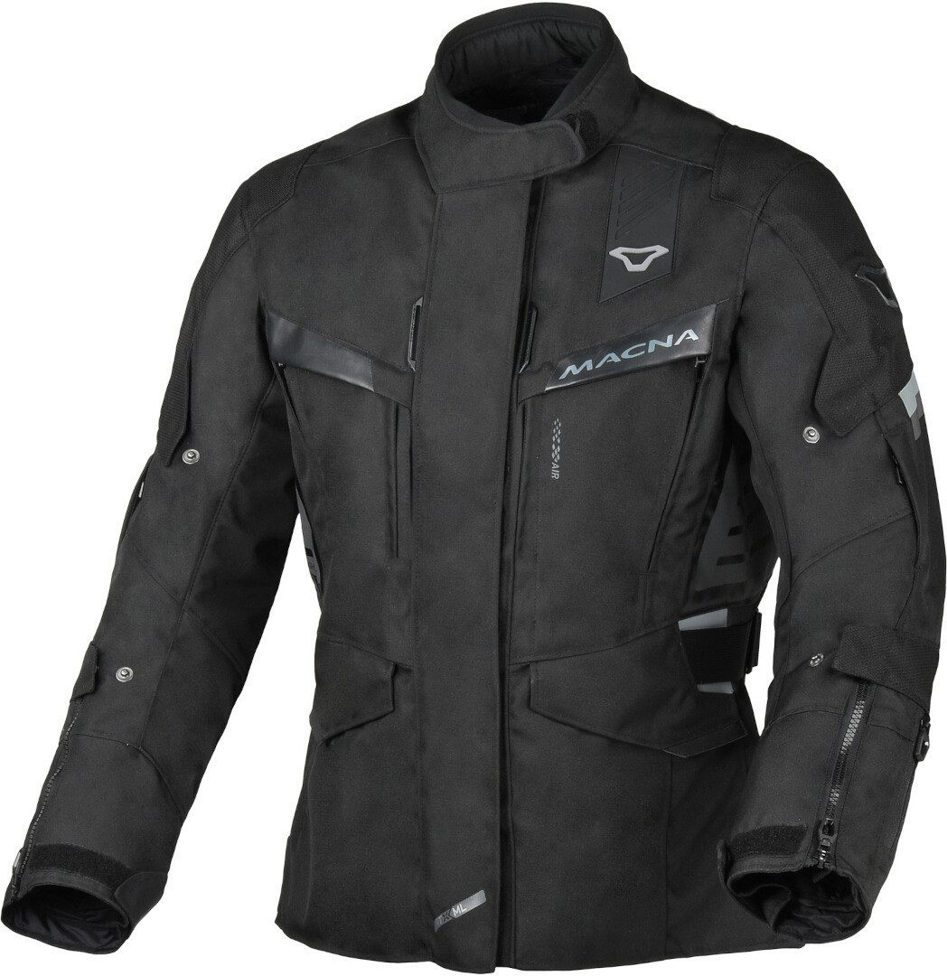 Macna Motorradjacke Zastra Solid wasserdichte Damen Motorrad Textiljacke herausnehmbares Innenfutter,wasserdicht